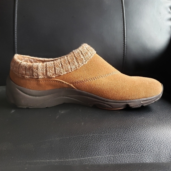 Vionic Arbor Slip On Clogs Light Brown Tan Leather Women's 6 Comfort Mules EUC - Picture 5 of 11